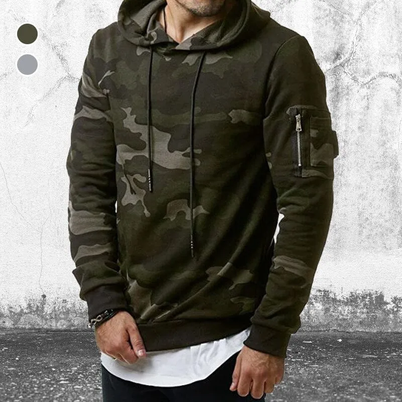 Camouflage Hooded Sweatshirt