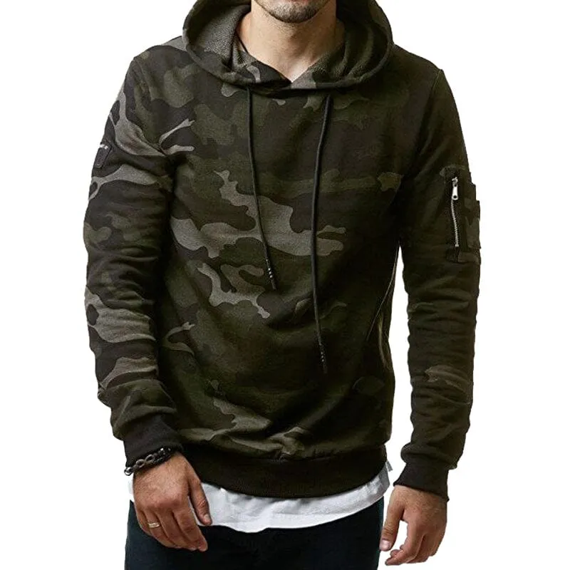Camouflage Hooded Sweatshirt