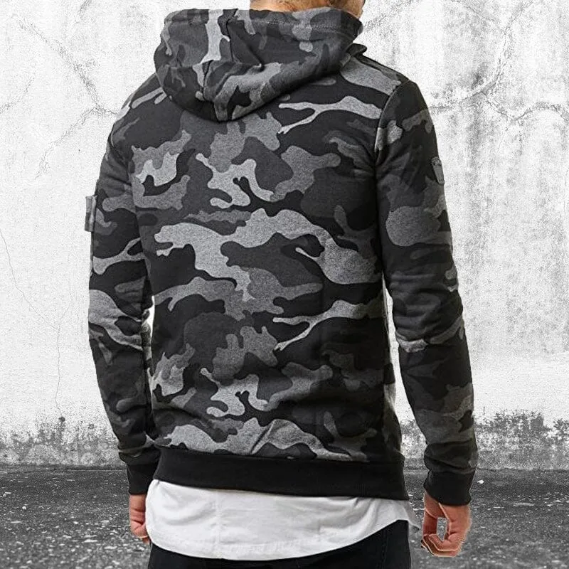 Camouflage Hooded Sweatshirt