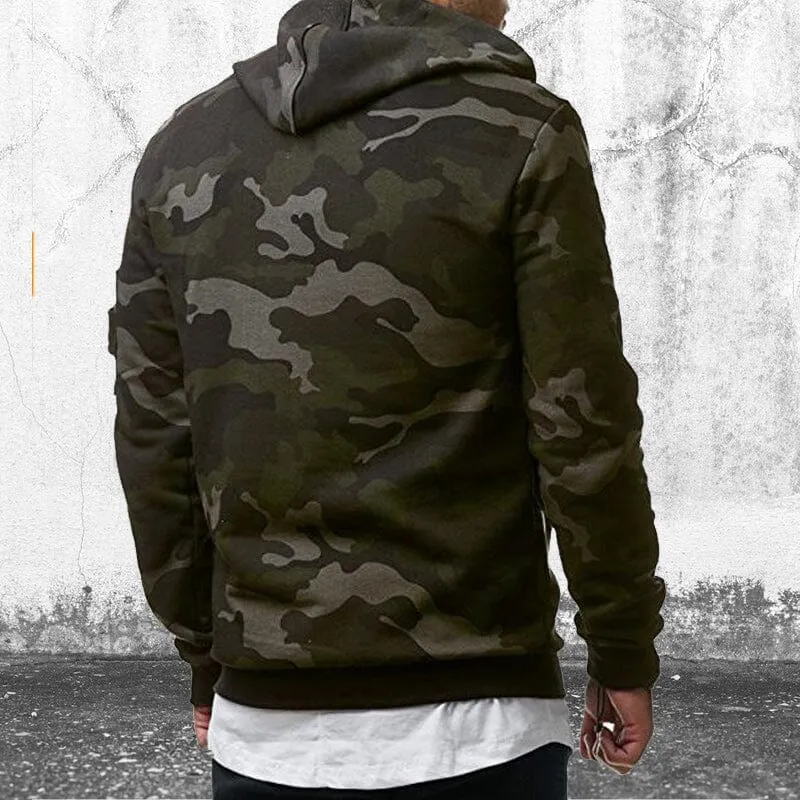 Camouflage Hooded Sweatshirt
