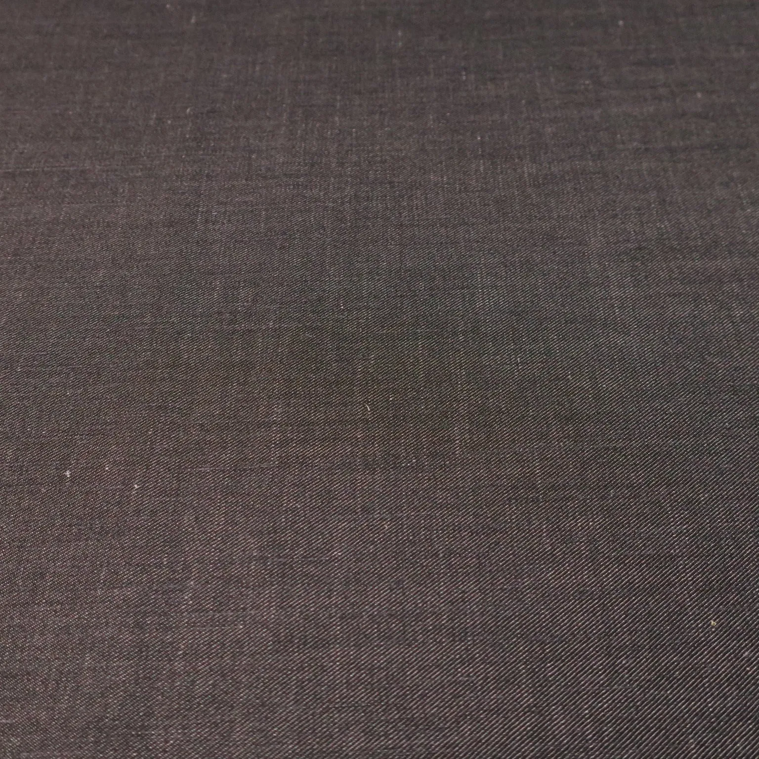Charcoal Denim Loro Piana Wool Silk and Linen Fabric