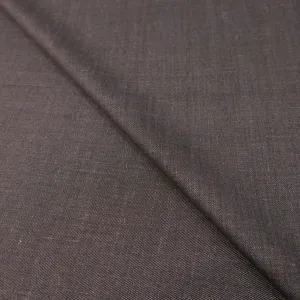Charcoal Denim Loro Piana Wool Silk and Linen Fabric
