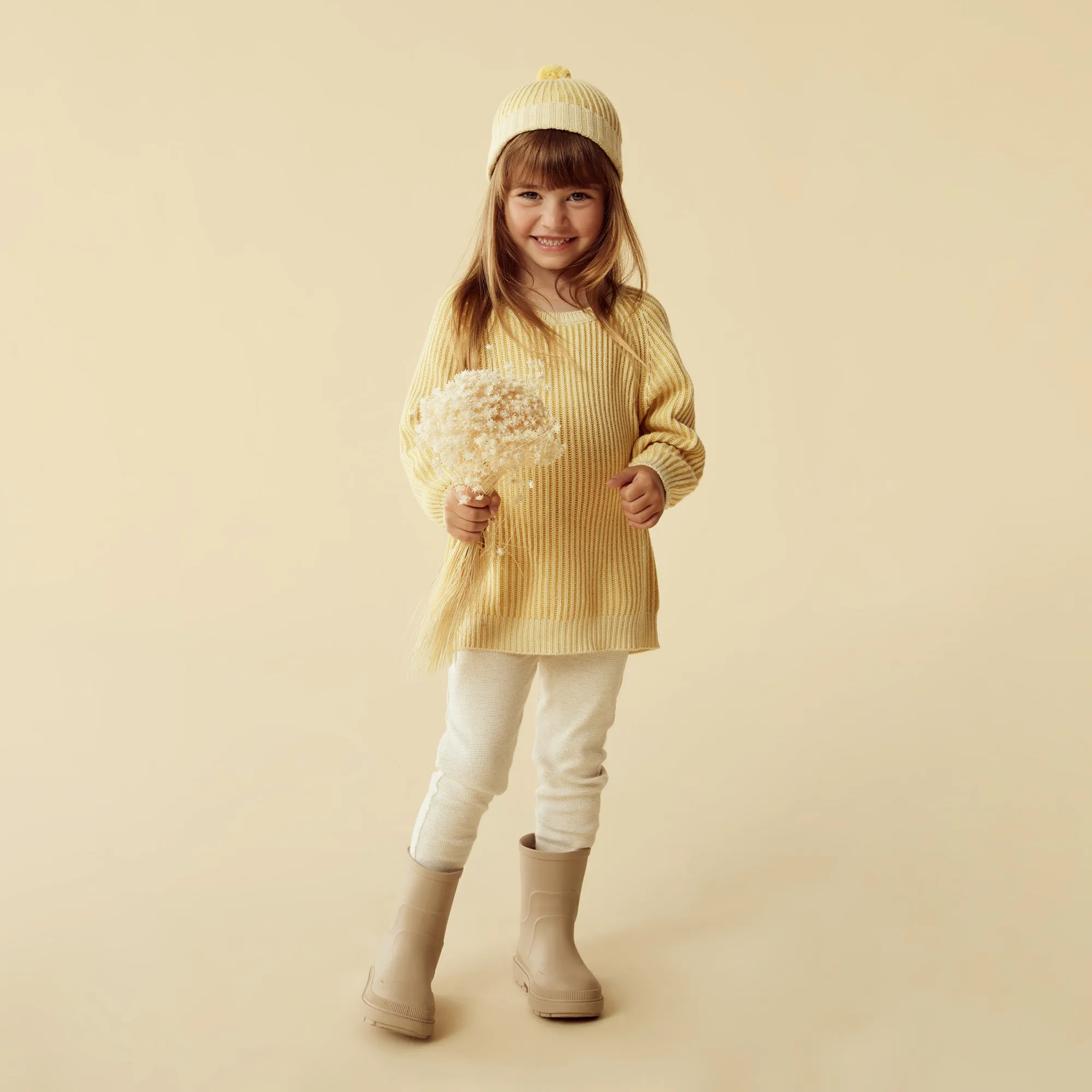 Dijon Knitted Ribbed Jumper