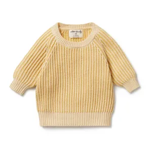 Dijon Knitted Ribbed Jumper