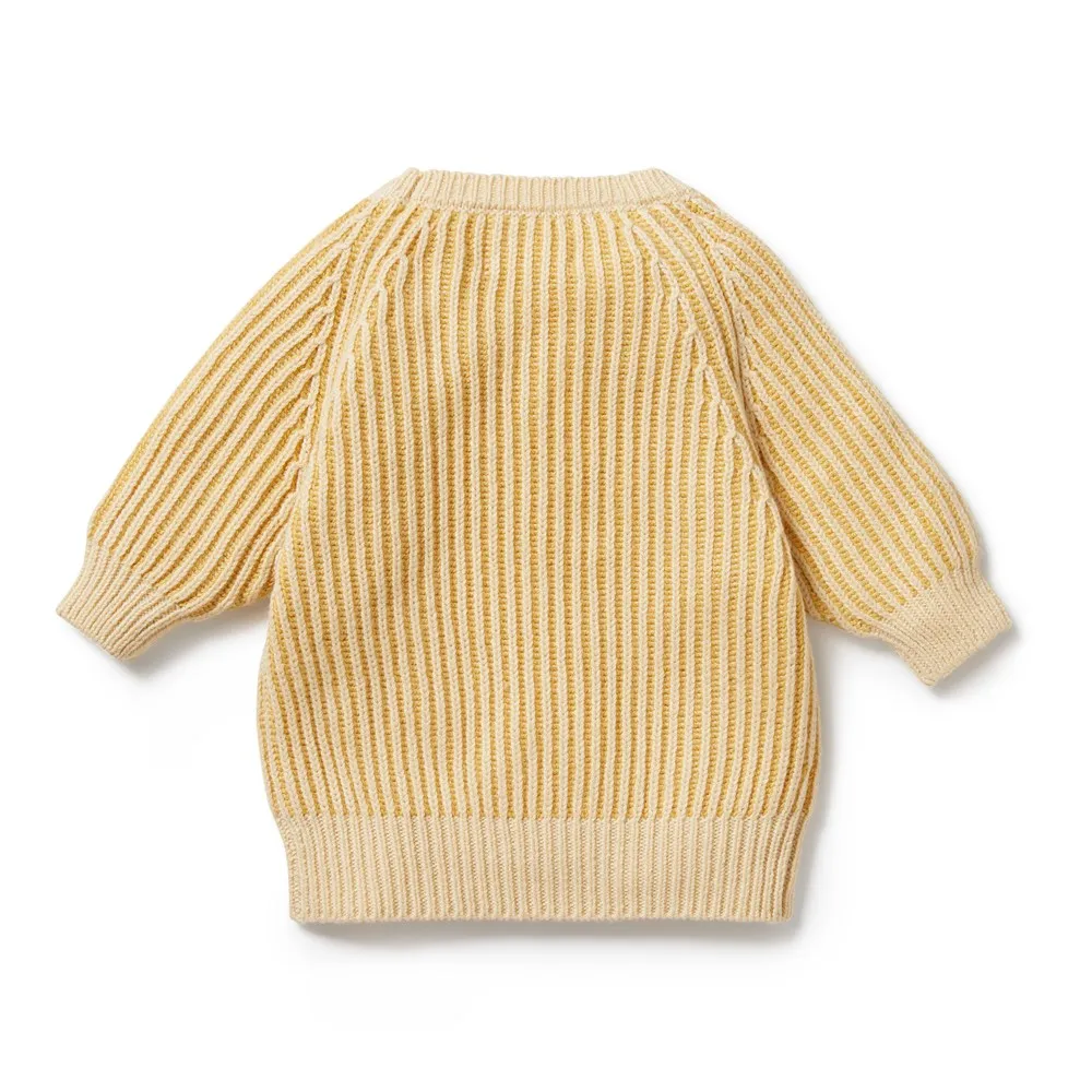 Dijon Knitted Ribbed Jumper