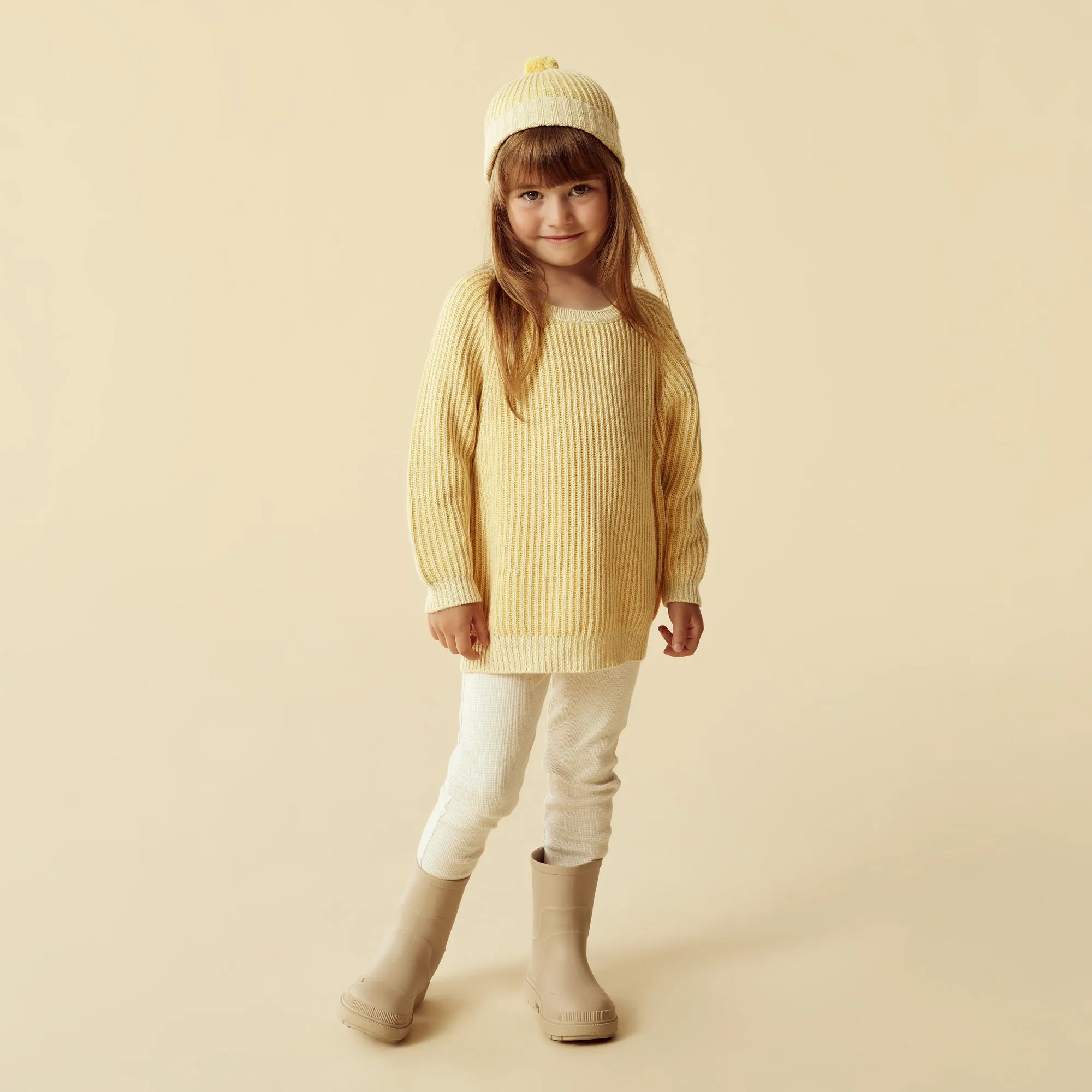 Dijon Knitted Ribbed Jumper