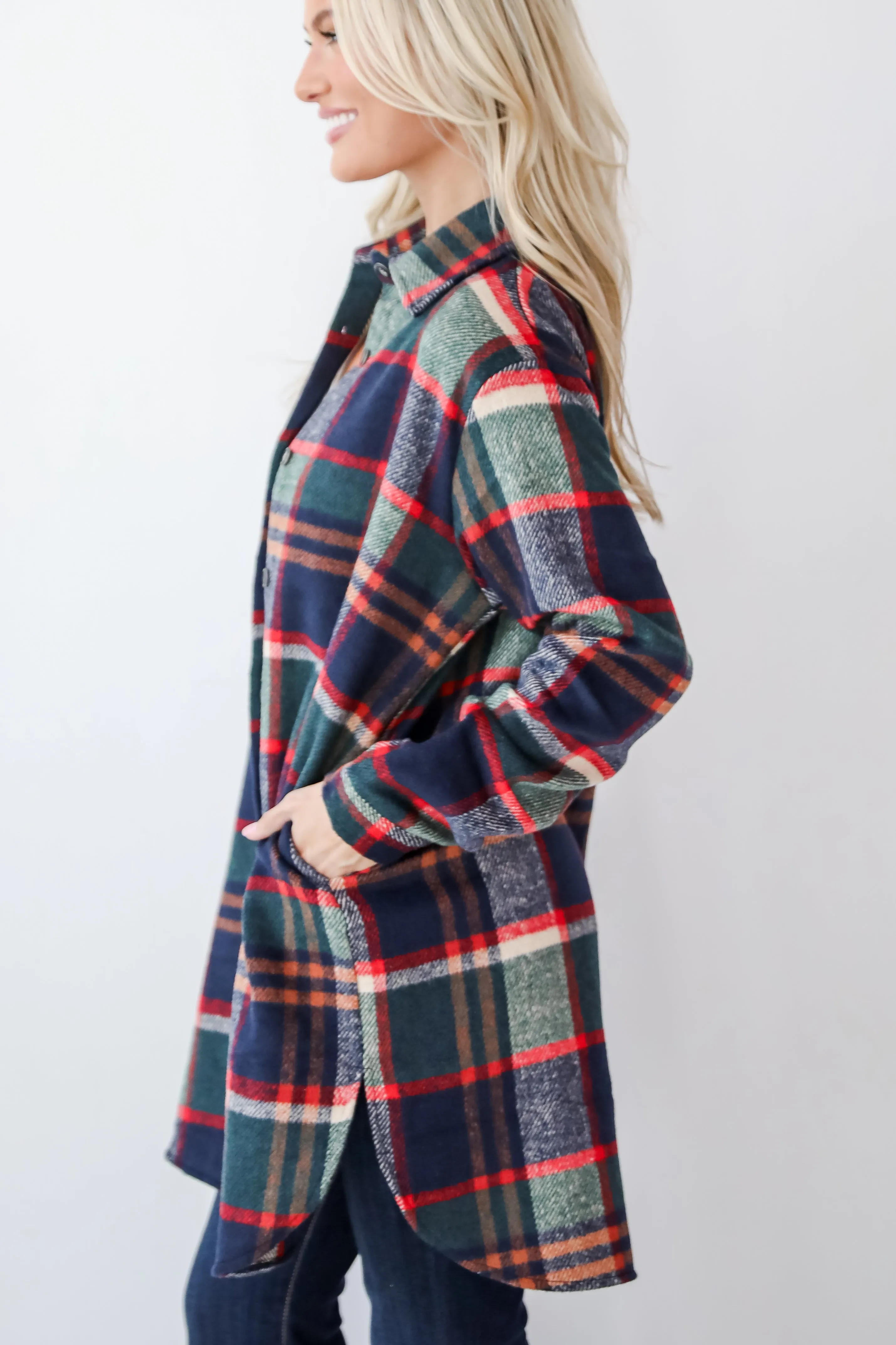 FINAL SALE - Poised Passion Plaid Shacket