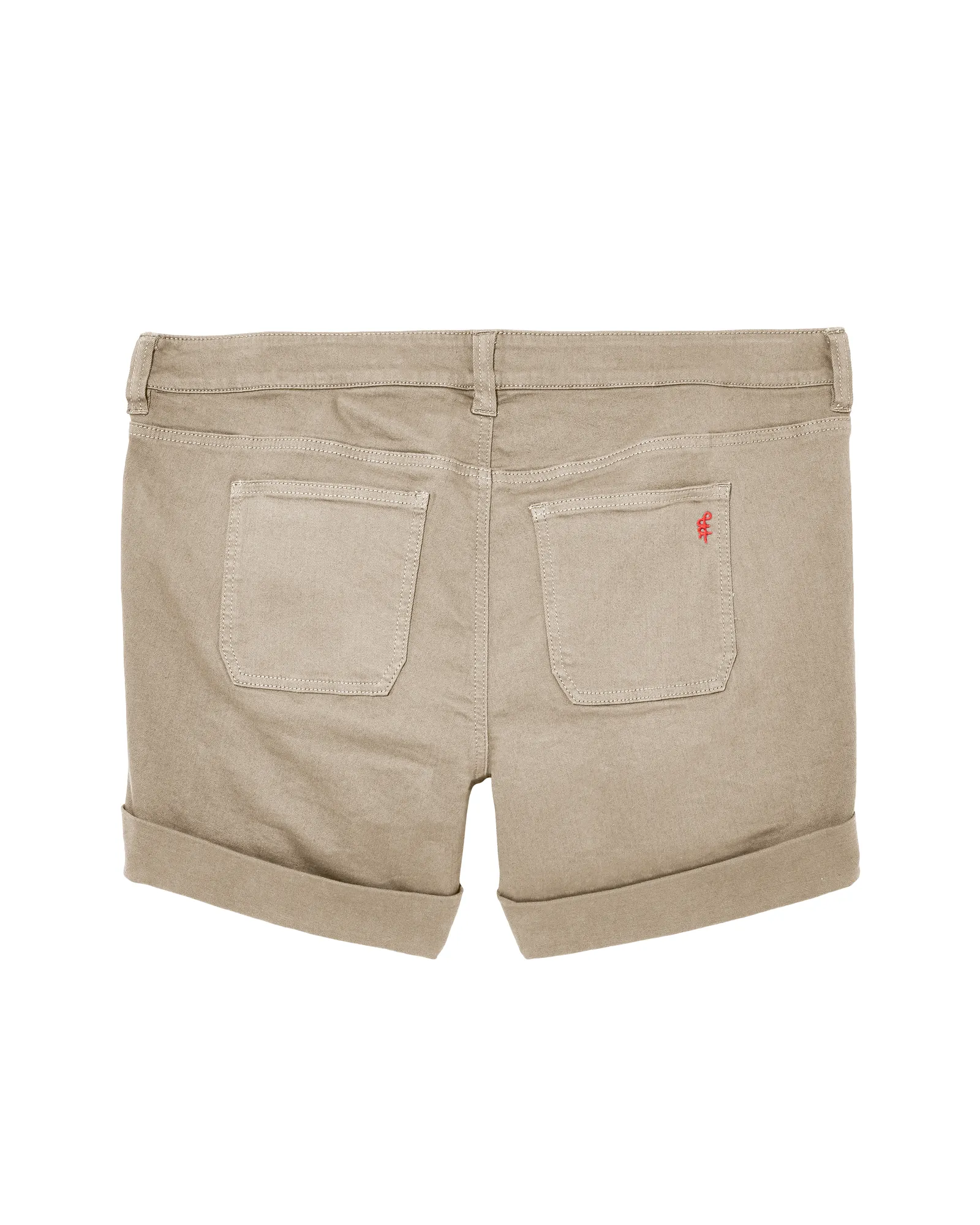 Macau Rolled Wide Cuff Short | Tan