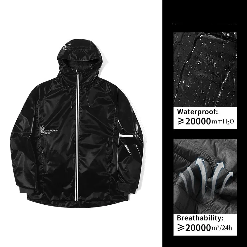 Men's Mountain Beast Black Paint Graphene 3L Snow Jackets
