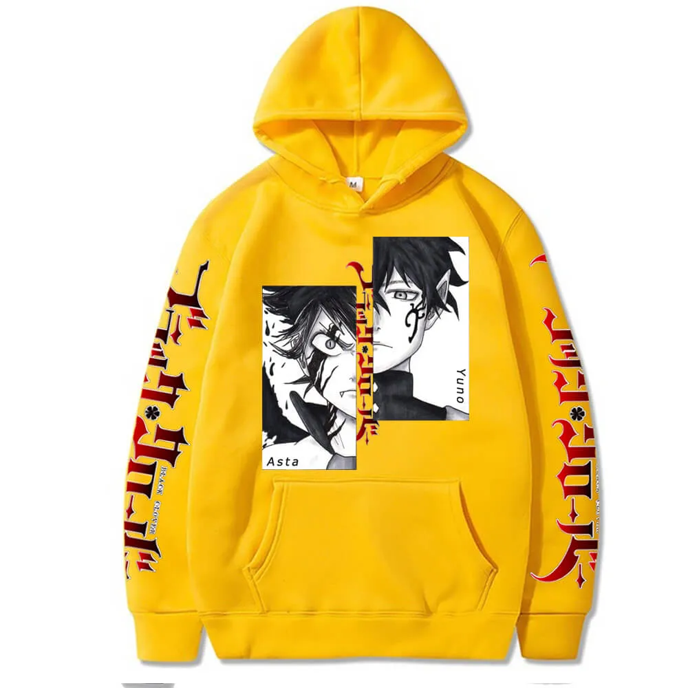 Yuno X Asta Hoodie Black Clover (Colors Available)