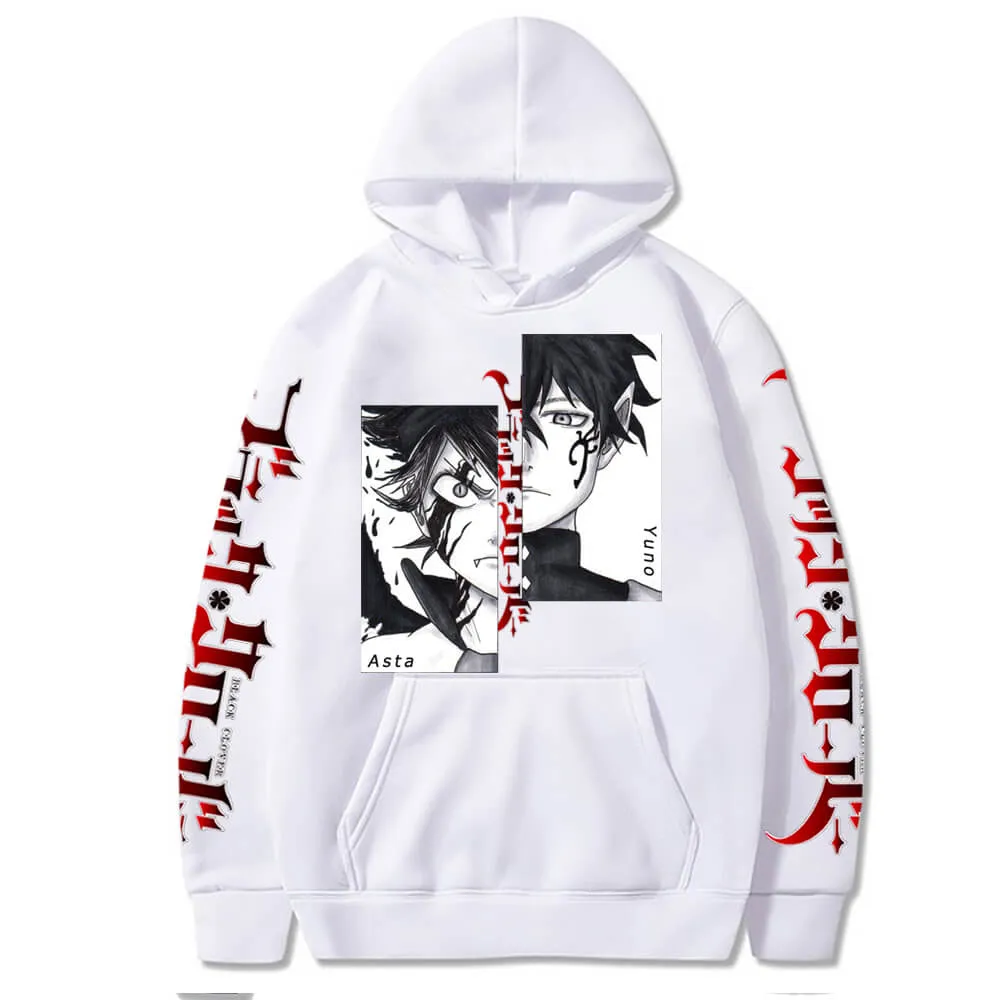 Yuno X Asta Hoodie Black Clover (Colors Available)