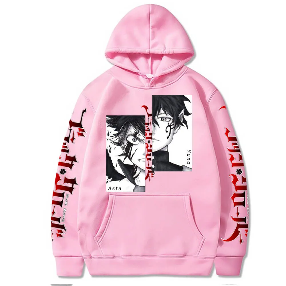 Yuno X Asta Hoodie Black Clover (Colors Available)