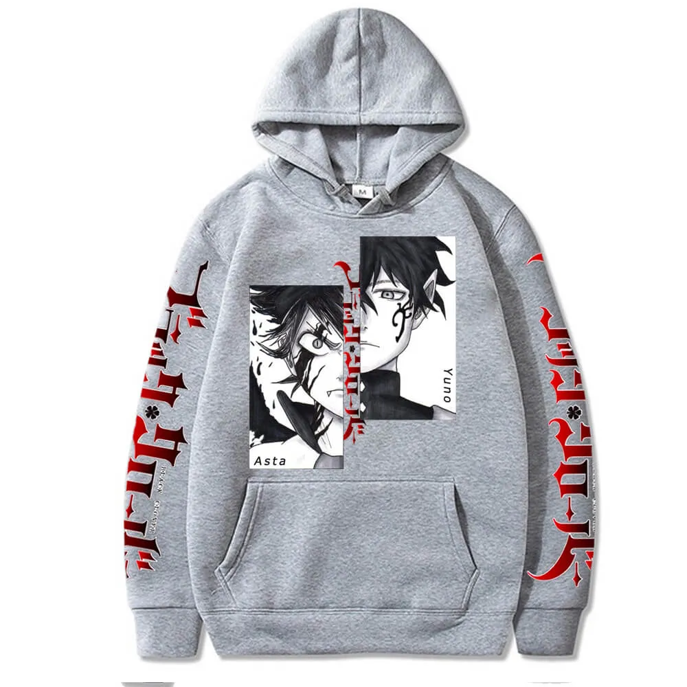Yuno X Asta Hoodie Black Clover (Colors Available)