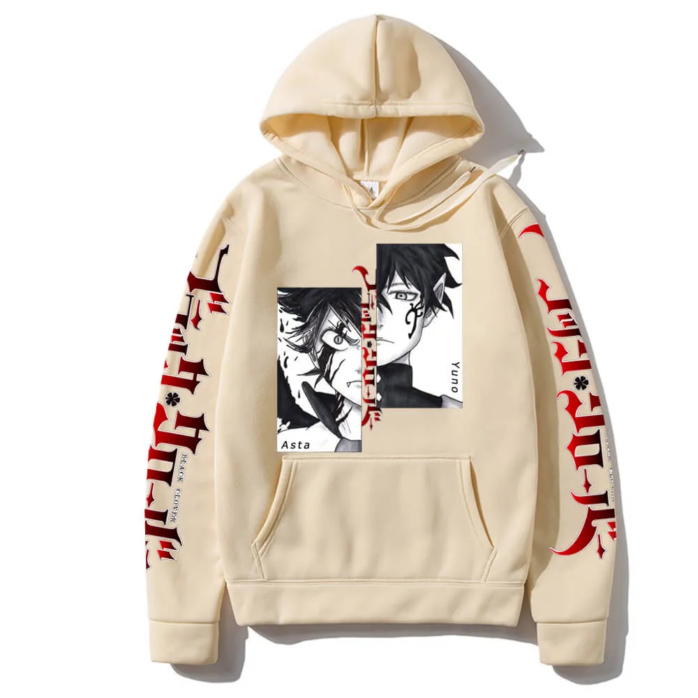 Yuno X Asta Hoodie Black Clover (Colors Available)